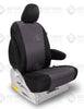 Grey with Black Atomic Polypro Seat Covers | Durable Custom Seat Protection - Pacific Restyling