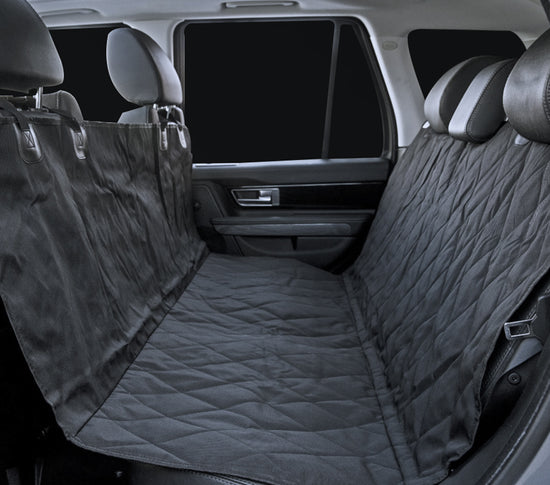 Custom ProSync Front Bench Seat Covers For Ford Trucks – Gray/Black, Solid Bench With Headrest